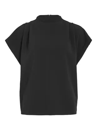 VILA VIMERLANO FUNNELNECK S/S TOP