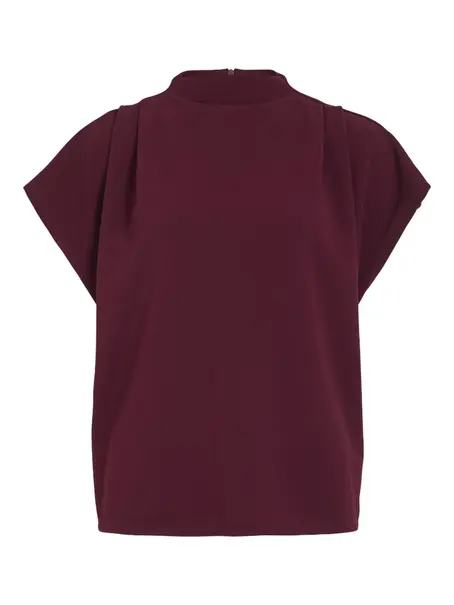 VILA VIMERLANO FUNNELNECK S/S TOP