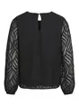 VILA VIMIKA O-NECK L/S TOP - NOOS