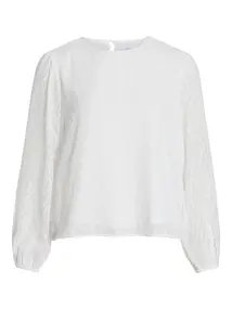 VILA VIMIKA O-NECK L/S TOP - NOOS