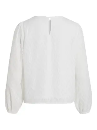 VILA VIMIKA O-NECK L/S TOP - NOOS