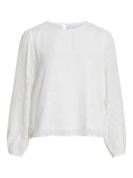 VILA VIMIKA O-NECK L/S TOP - NOOS