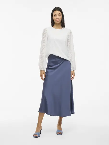 VILA VIMIKA O-NECK L/S TOP - NOOS