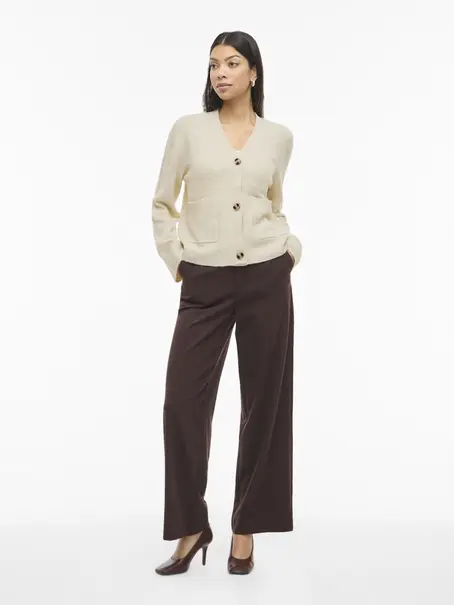 VILA VIMIRAZ V-NECK L/S KNIT CARDIGAN/PB