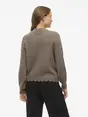 VILA VINIKOLINA O-NECK L/S KNIT TOP - NO
