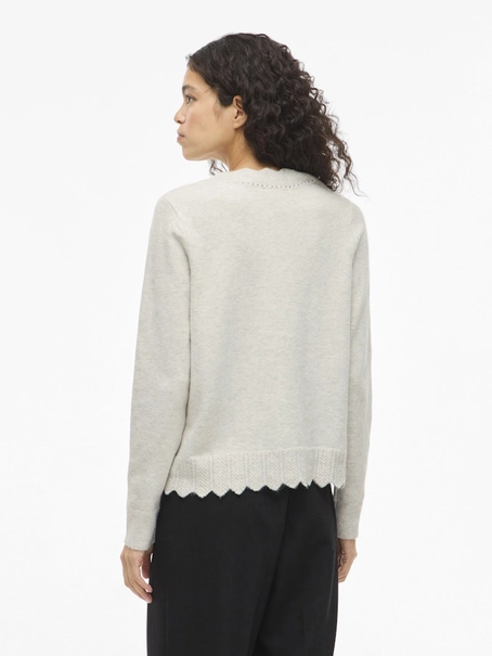 VILA VINIKOLINA V-NECK L/S KNIT CARDIGAN