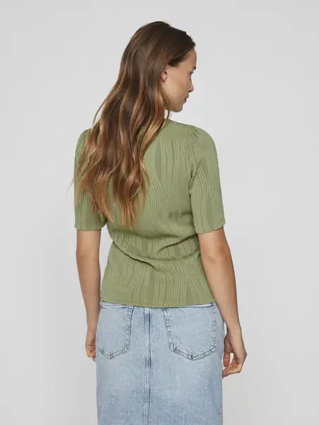 VILA VINIRA O-NECK PUFF 2/4 TOP/R