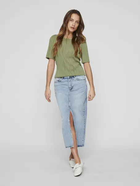 VILA VINIRA O-NECK PUFF 2/4 TOP/R