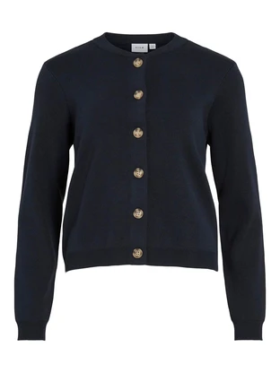 VILA VIOSTRIA O-NECK L/S CARDIGAN - NOOS