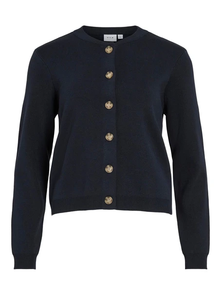 VILA VIOSTRIA O-NECK L/S CARDIGAN - NOOS