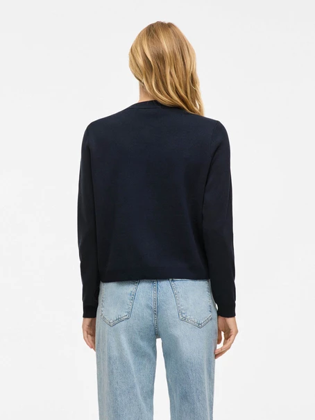 VILA VIOSTRIA O-NECK L/S CARDIGAN - NOOS