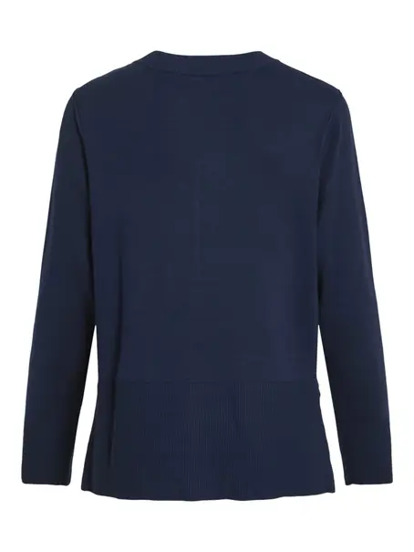 VILA VIOSTRIA O-NECK L/S KNIT TOP-NOOS
