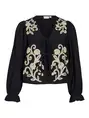 VILA VIPOLENE V-NECK L/S TOP/BFS
