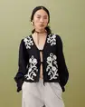 VILA VIPOLENE V-NECK L/S TOP/BFS