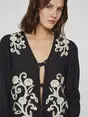 VILA VIPOLENE V-NECK L/S TOP/BFS