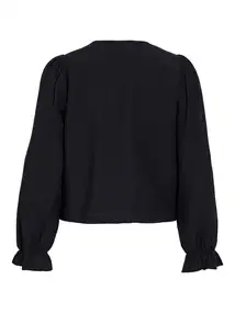 VILA VIPOLENE V-NECK L/S TOP/BFS