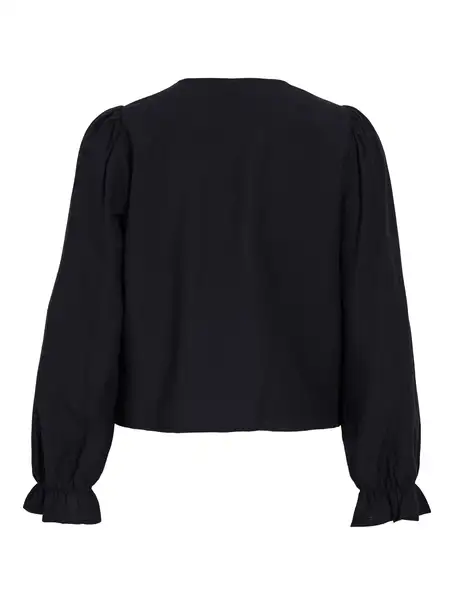 VILA VIPOLENE V-NECK L/S TOP/BFS
