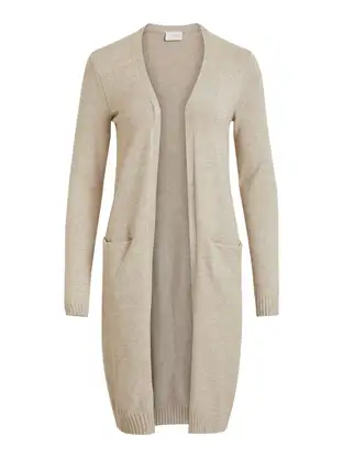 VILA VIRIL LONG L/S KNIT CARDIGAN - NOO