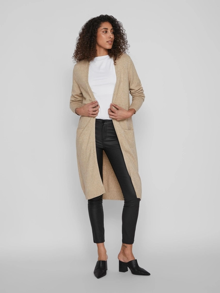 VILA VIRIL LONG L/S KNIT CARDIGAN - NOO