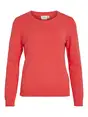 VILA VIRIL O-NECK L/S KNIT TOP - NOOS