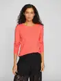 VILA VIRIL O-NECK L/S KNIT TOP - NOOS