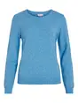 VILA VIRIL O-NECK L/S KNIT TOP - NOOS