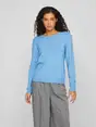 VILA VIRIL O-NECK L/S KNIT TOP - NOOS