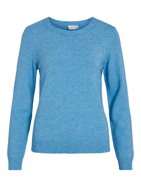 VILA VIRIL O-NECK L/S KNIT TOP - NOOS