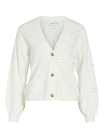 VILA VIRIL V-NECK L/S KNIT CARDIGAN - NO
