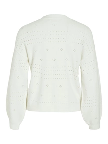 VILA VIRIL V-NECK L/S KNIT CARDIGAN - NO
