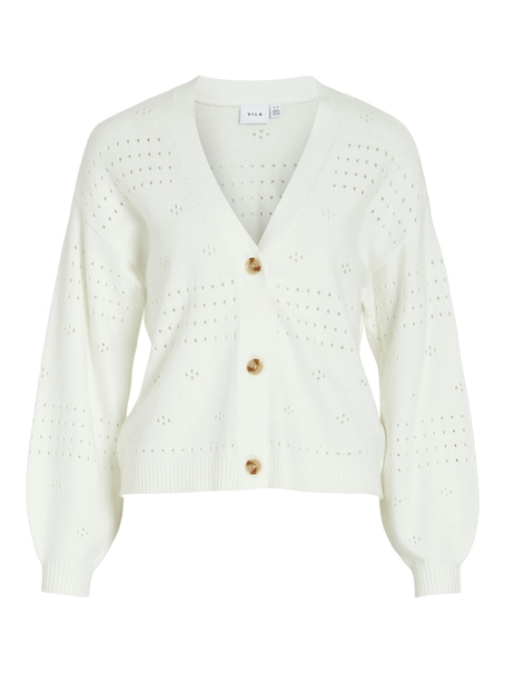 VILA VIRIL V-NECK L/S KNIT CARDIGAN - NO