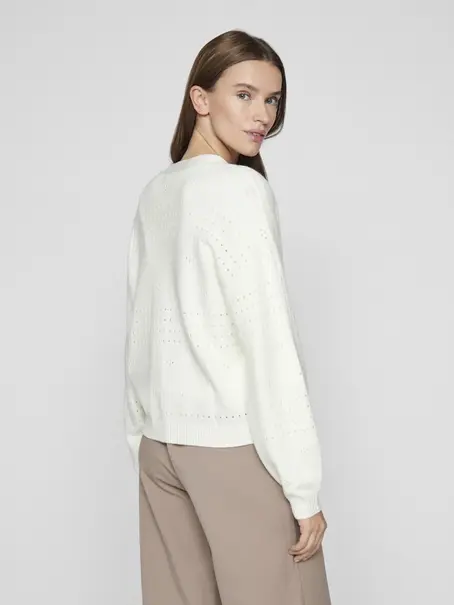 VILA VIRIL V-NECK L/S KNIT CARDIGAN - NO