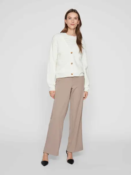 VILA VIRIL V-NECK L/S KNIT CARDIGAN - NO