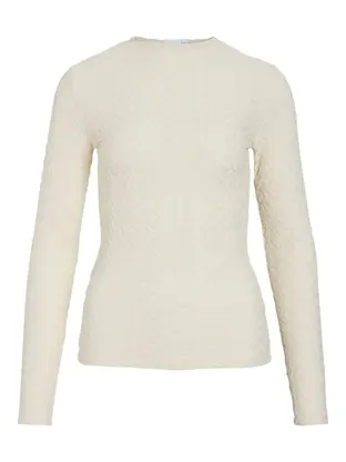 VILA VISAGARA FUNNELNECK L/S TOP