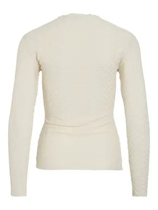 VILA VISAGARA FUNNELNECK L/S TOP