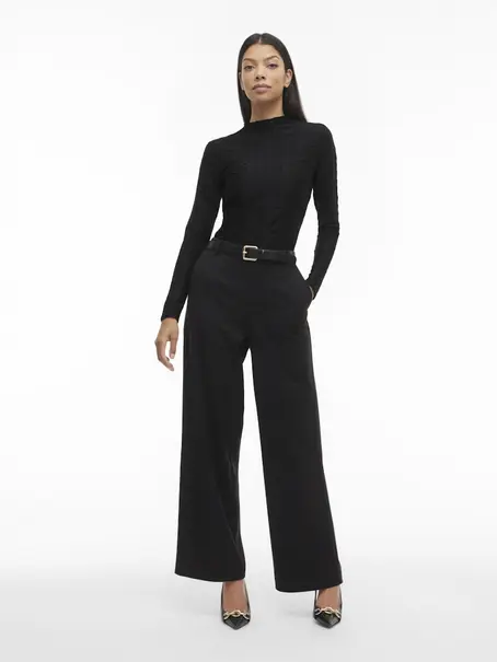 VILA VISAGARA FUNNELNECK L/S TOP