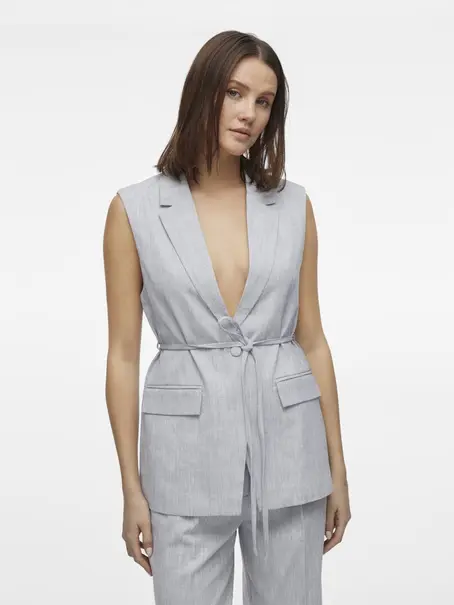 VILA VISALA S/L TAILORED WAISTCOAT/R/BFS