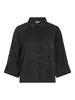 VILA VISALINA 3/4 JACQUARD SHORT SHIRT