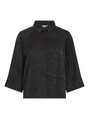 VILA VISALINA 3/4 JACQUARD SHORT SHIRT