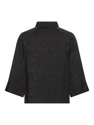 VILA VISALINA 3/4 JACQUARD SHORT SHIRT