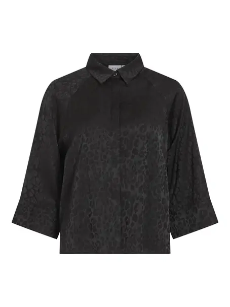 VILA VISALINA 3/4 JACQUARD SHORT SHIRT