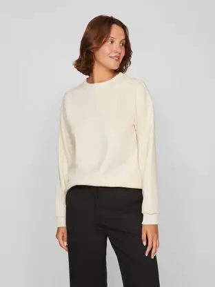 VILA VISANDY L/S SWEAT TOP - NOOS