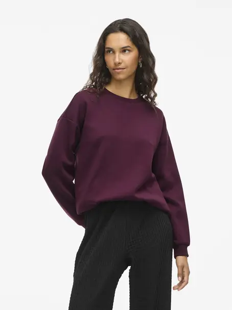 VILA VISANDY L/S SWEAT TOP - NOOS