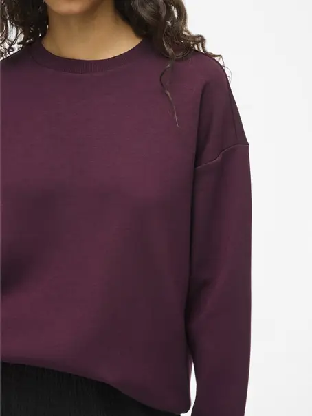 VILA VISANDY L/S SWEAT TOP - NOOS
