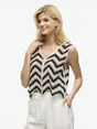 VILA VISERILDA V-NECK S/L VEST/BFS