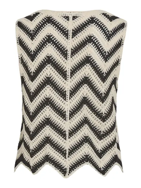 VILA VISERILDA V-NECK S/L VEST/BFS