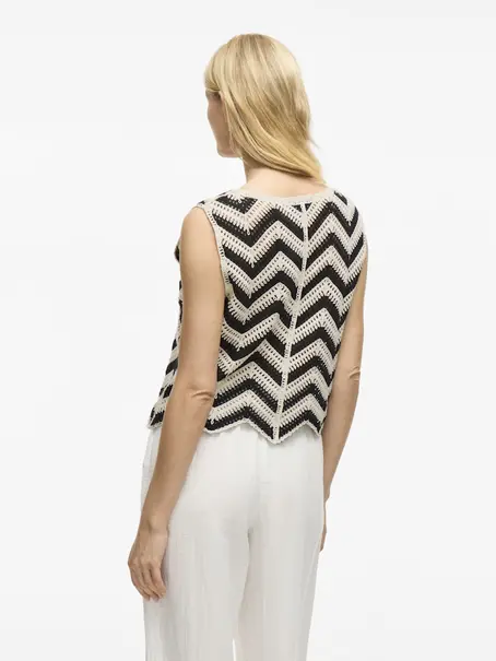 VILA VISERILDA V-NECK S/L VEST/BFS