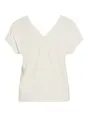 VILA VISYMA LACE V-NECK CAP SLEEVE TOP/D