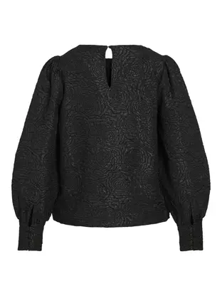 VILA VITALIAMA O-NECK L/S TOP/PR