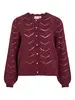 VILA VITULI O-NECK L/S DETAIL KNIT CARDI